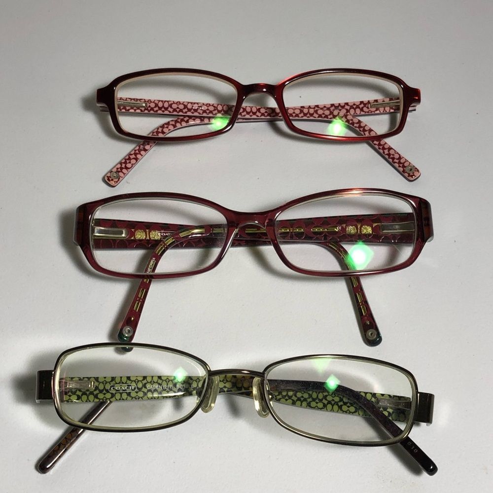 Coach Frames Eye Glasses Bundle of 3
